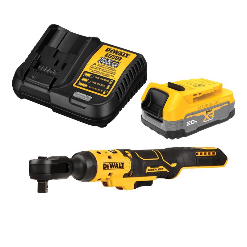 DEWALT 20V MAX POWERSTACK Starter Kit with 20V MAX ATOMIC 1/2" RATCHET