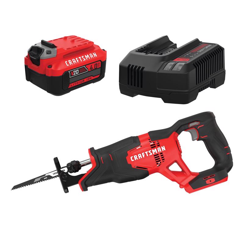 CRAFTSMAN V20 4AH Starter Kit with V20 Reciprocating Saw