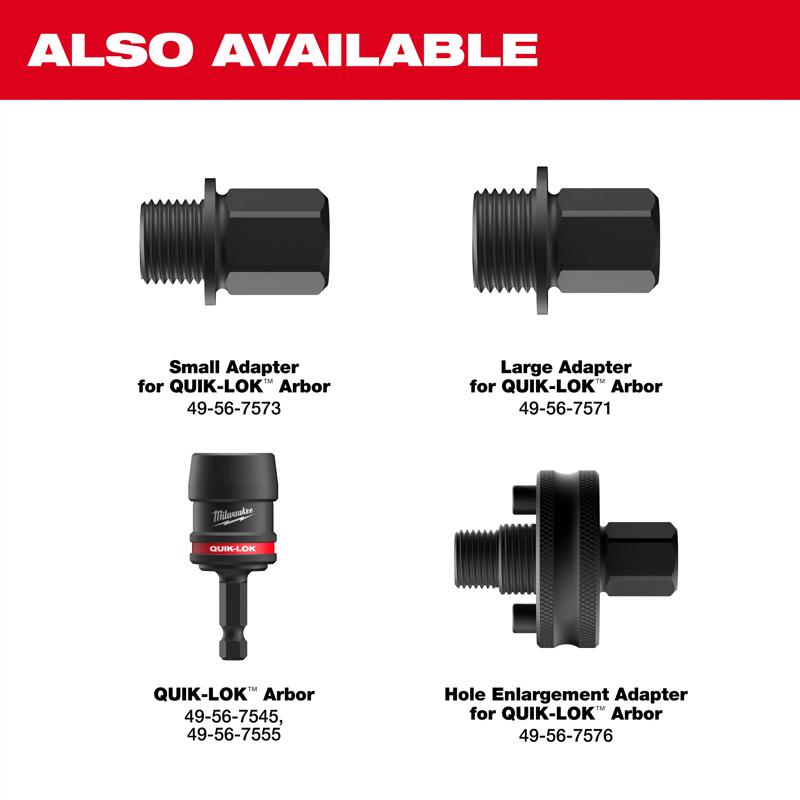 Milwaukee Large Arbor Adapter