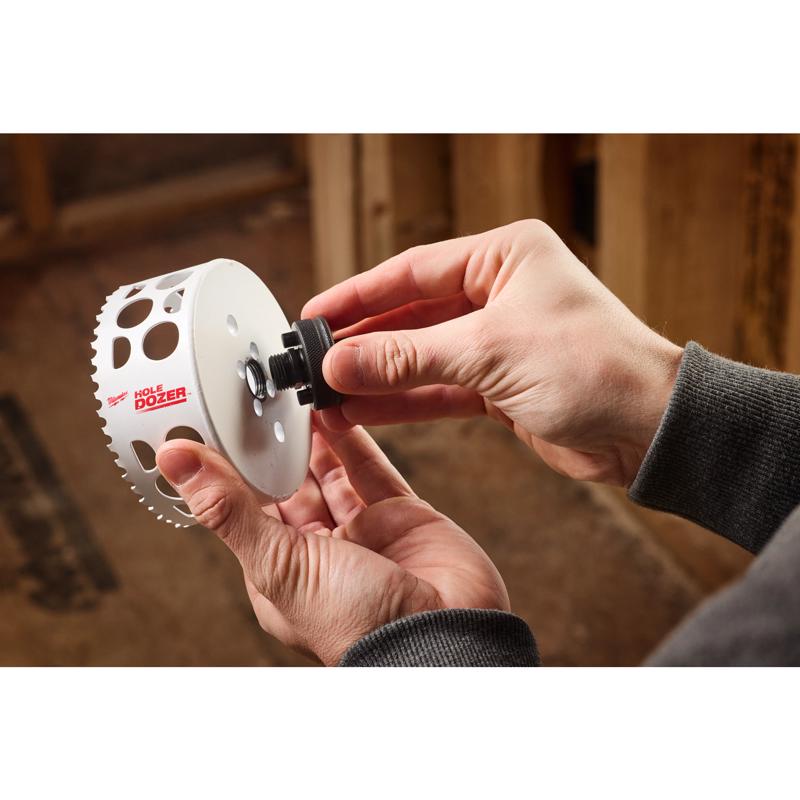 Milwaukee Steel 4.76 in. L Arbor