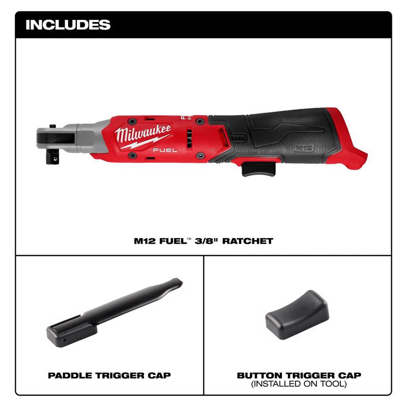 Milwaukee 12V FUEL 3/8 in. Brushless Cordless Ratchet Tool Only