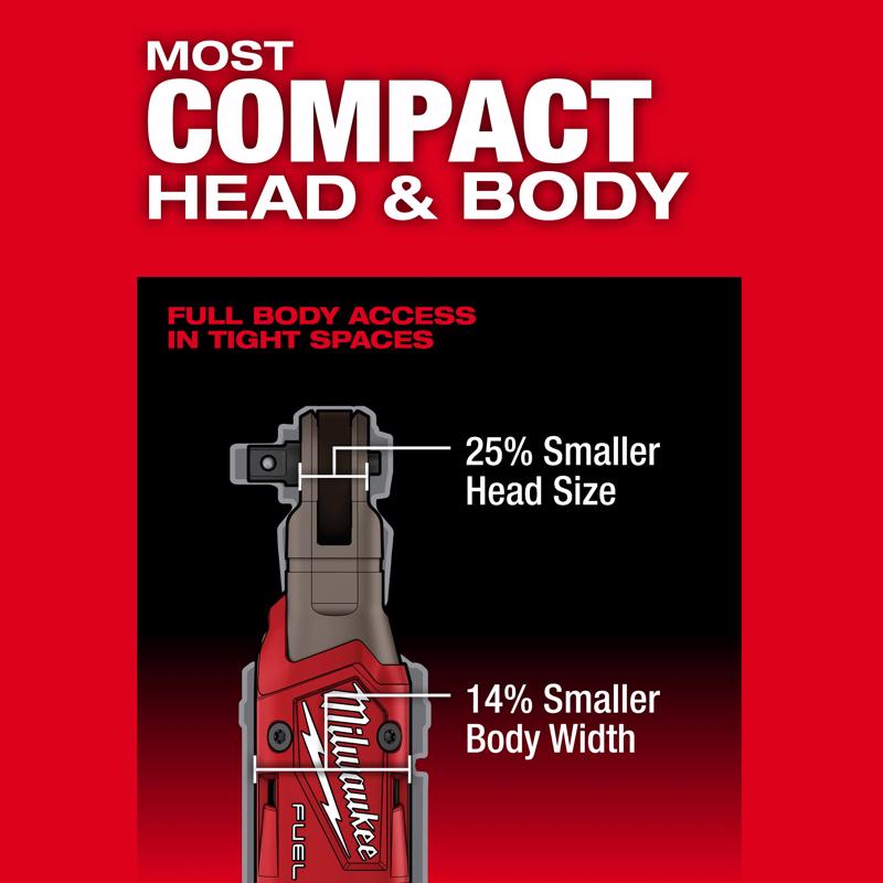 Milwaukee 12V FUEL 3/8 in. Brushless Cordless Ratchet Tool Only
