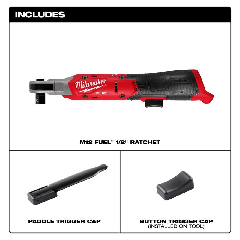 Milwaukee 12V Fuel 1/2 in. Brushless Cordless Ratchet Tool Only