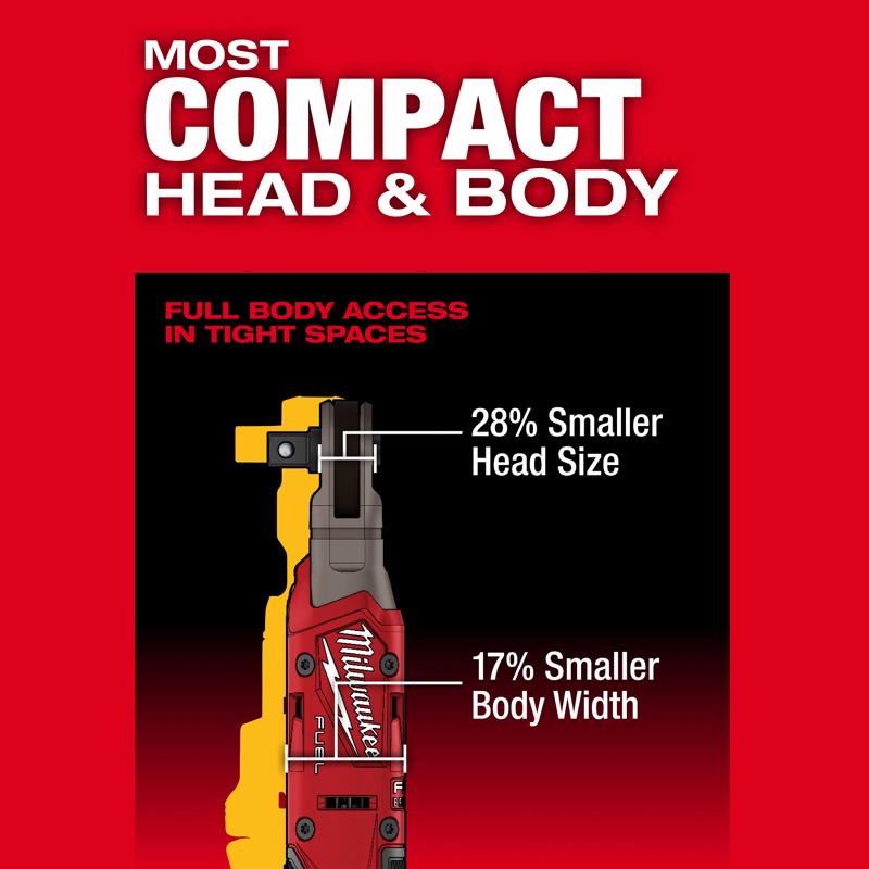 Milwaukee 12V Fuel 1/2 in. Brushless Cordless Ratchet Tool Only
