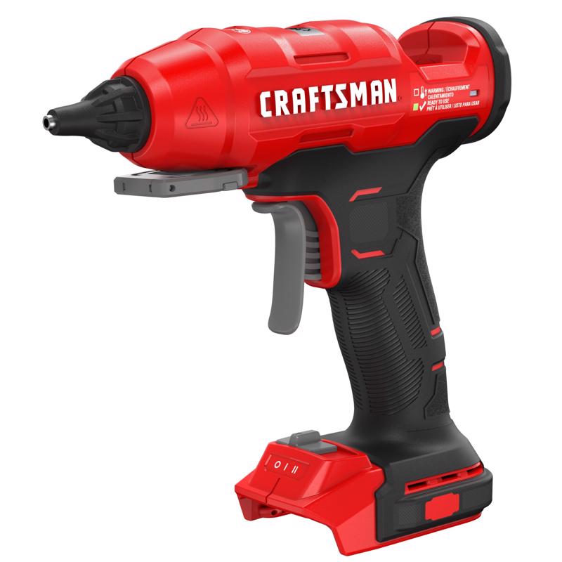 CRAFTSMAN V20 20 W Dual Temperature Cordless Glue Gun 20 V