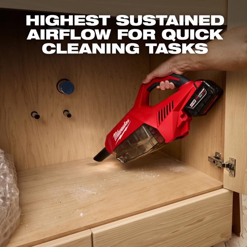 Milwaukee 0.2 gal Cordless Hand Vacuum Tool Only