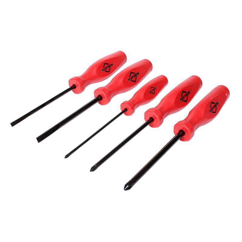 Mayhew Phillips/Slotted Screwdriver Set 5 Tool