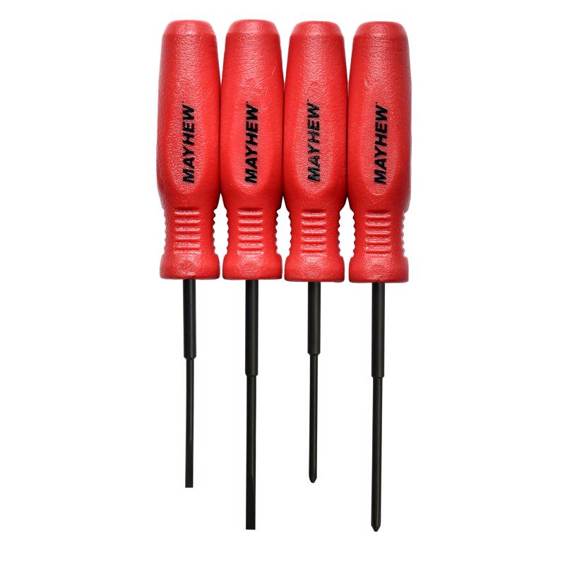 Mayhew Phillips/Slotted Screwdriver Set 4 Tool