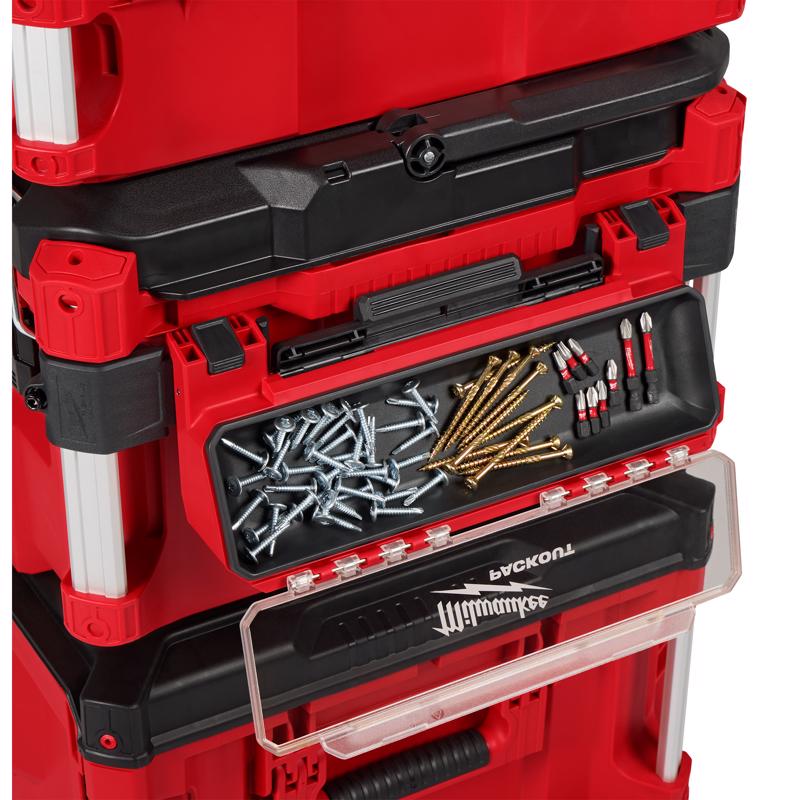 Milwaukee Packout 11.5 in. W X 4.8 in. H X 5.3 in. D Magnetic Power Tool Holder Plastic 1 compartmen