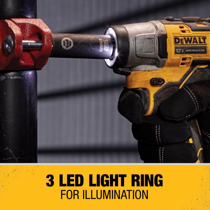 DeWalt 12V MAX Extreme 3/8 in. Cordless Brushless Compact Impact Wrench Tool Only