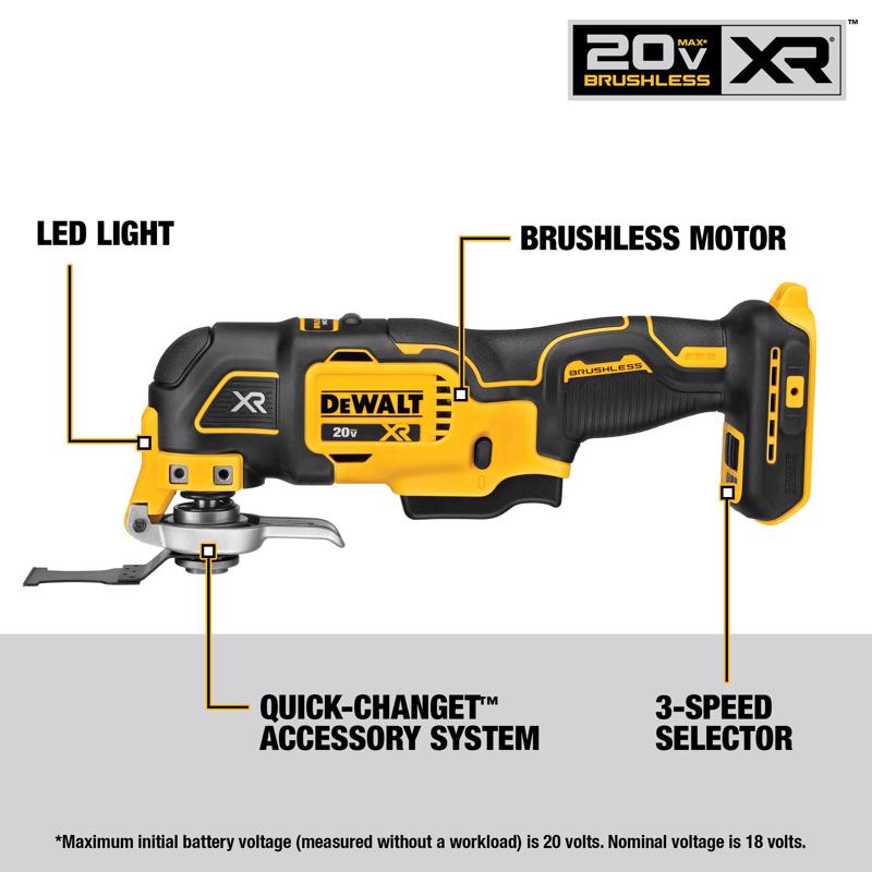 DeWalt 20V MAX Cordless Brushed 7 Tool Combo Kit