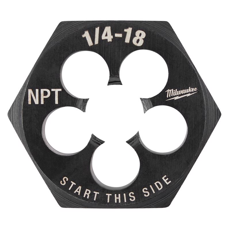Milwaukee High Carbon Steel SAE Hexagon Die 1 pc
