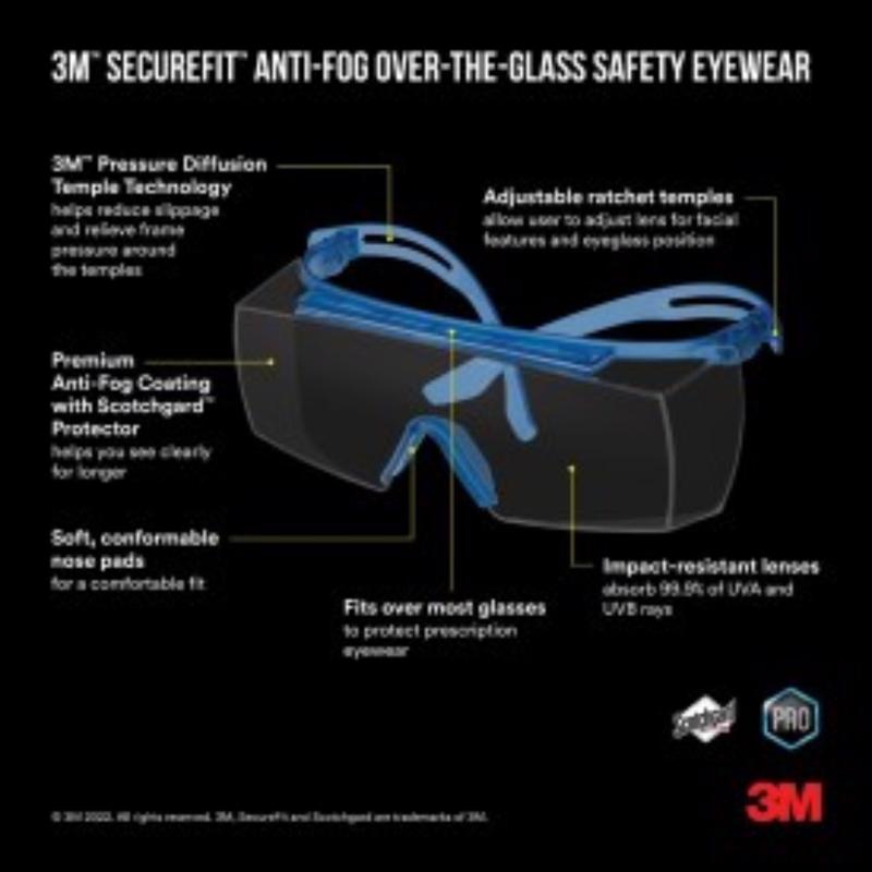 3M Anti-Fog Safety Glasses 1