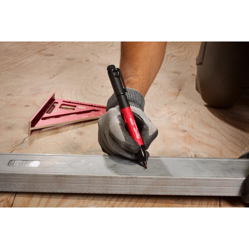 Milwaukee Black Fine and Chisel Tips Jobsite Marker 1 pk