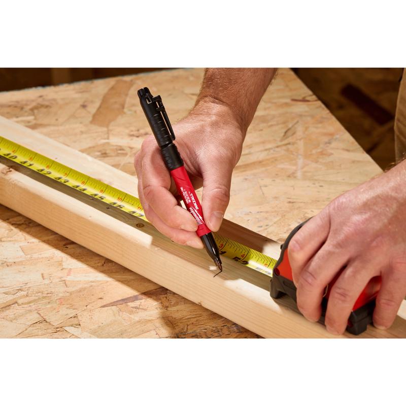 Milwaukee Inkzall Black Ultra Fine and Fine Tips Jobsite Marker 1 pc