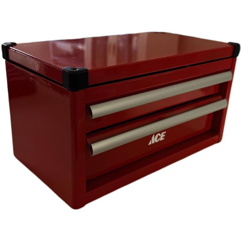 Ace 11 in. Mini Tool Box Red
