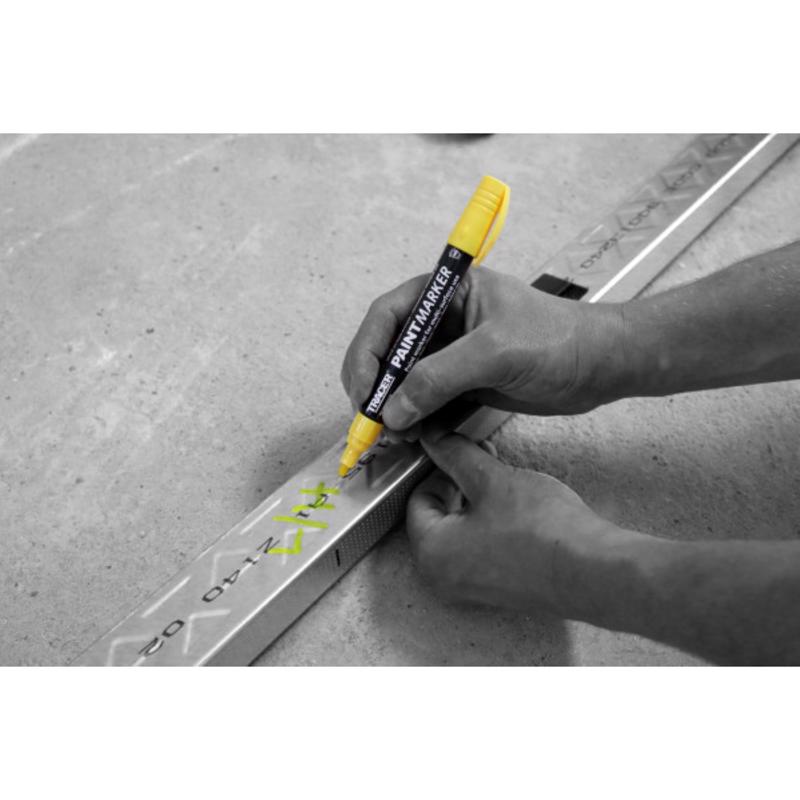 Tracer 8 in. L Paint Marker Yellow 1 pc