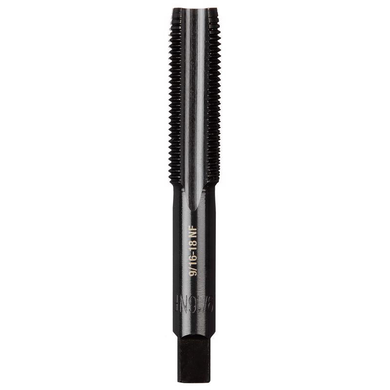 Milwaukee High Carbon Steel SAE Straight Plug Tap 9/16-18 NF 1 pc