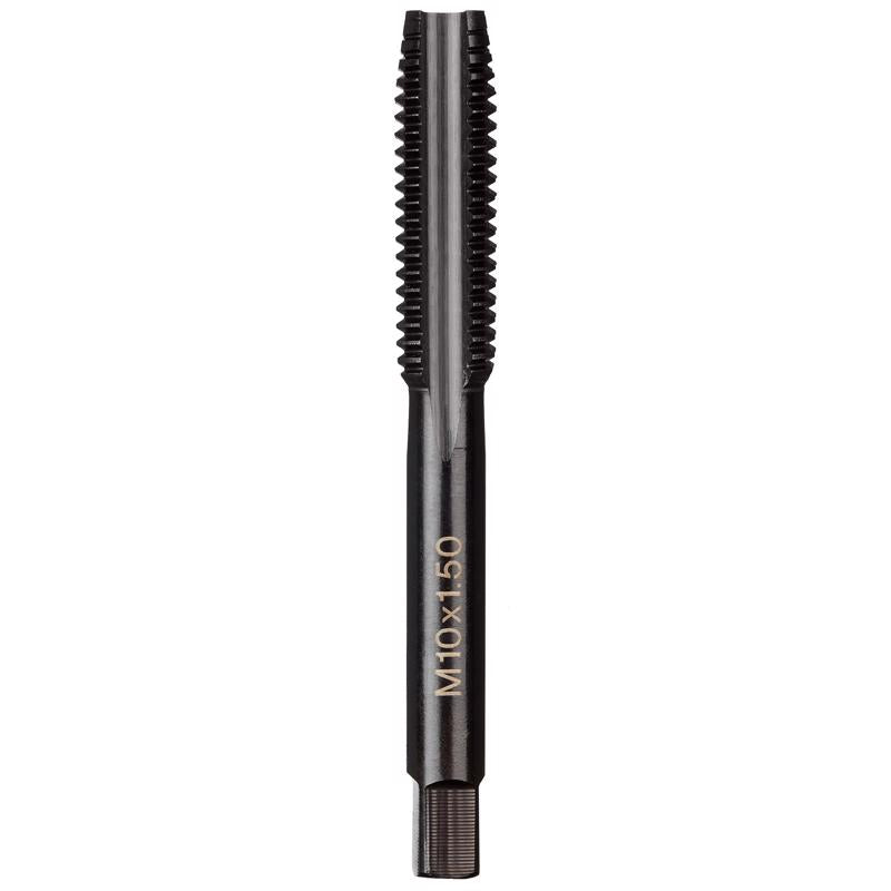 Milwaukee High Carbon Steel Metric Straight Plug Tap M10-1.5 mm 1 pc
