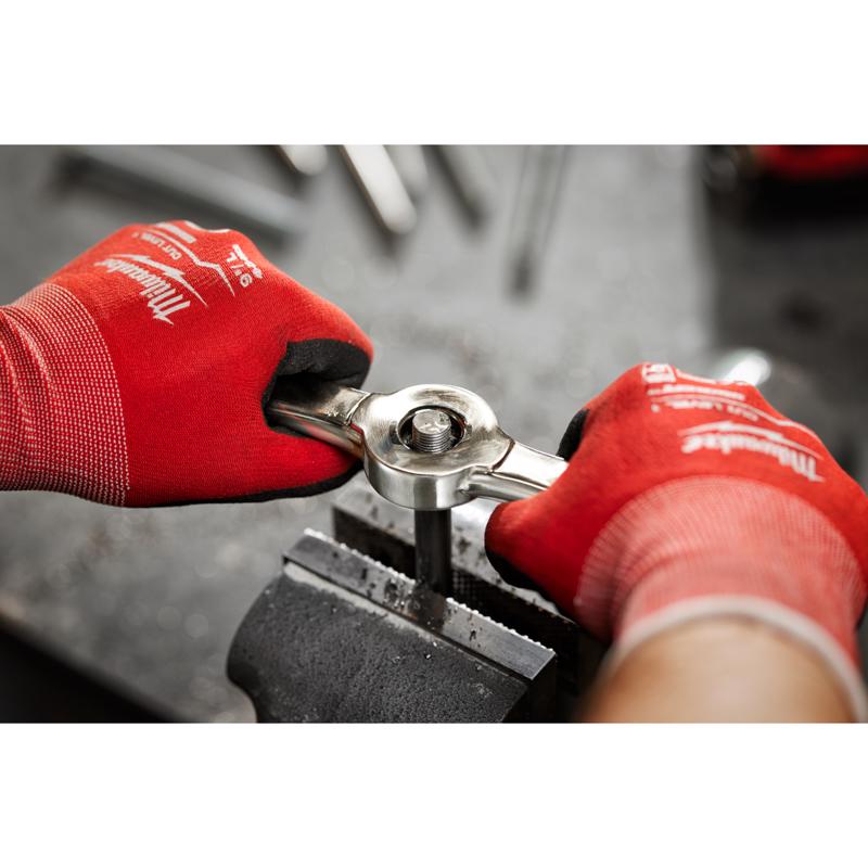 Milwaukee High Carbon Steel Metric Hexagon Die M5-0.8 mm 1 pc