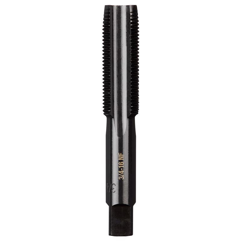 Milwaukee High Carbon Steel SAE Straight Plug Tap 3/4-16 NF 1 pc