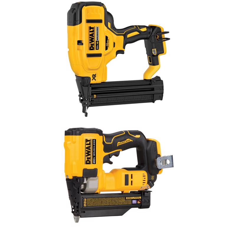 DEWALT 20V MAX* XR 18 Guage Cordless Brad Nailer with DEWALT ATOMIC 20V MAX* 23 Ga. Pin Nailer
