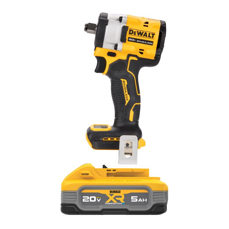 DEWALT ATOMIC 20V MAX* 1/2 in. Impact Wrenchwith DEWALT 20V MAX* XR POWERSTACK 5Ah Battery