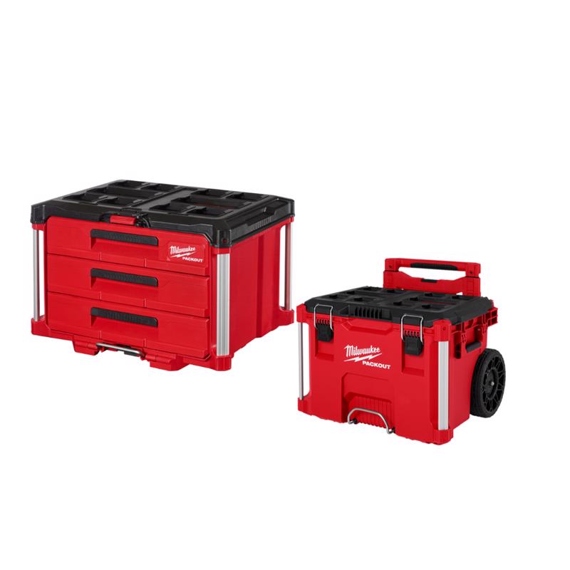PACKOUT 3-Drawer Tool Box and Rolling Tool Box Kit