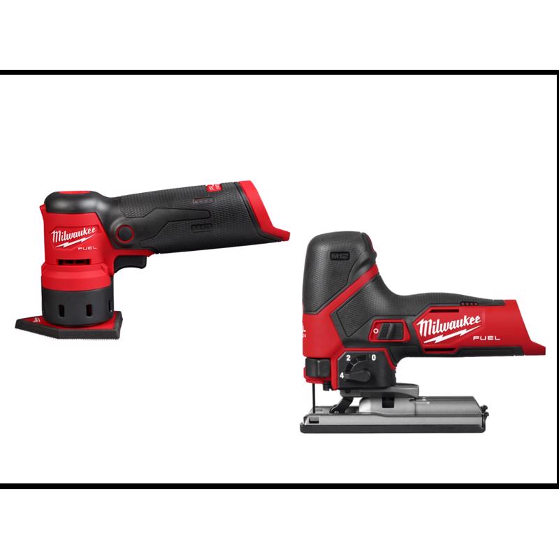 M12 FUEL Orbital Detail Sander and Jigsaw Bare Tools Bundle