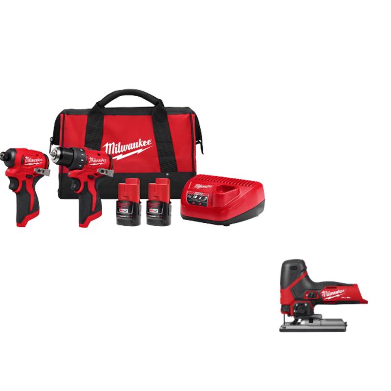 M12 FUEL Subcompact 3 Tool Combo Kit Drill/Impact with Jig Saw