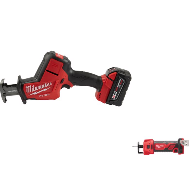 M18 FUEL Brushless One-Handed Reciprocating Hackzall Kit with Cut Out Bare Tool