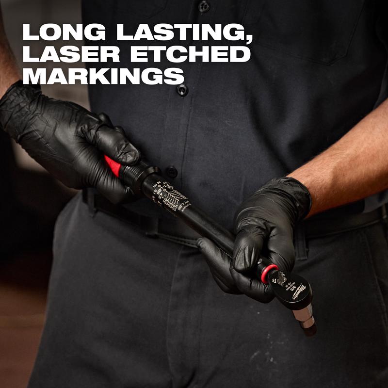 Milwaukee 3/8 in. X 1.3 in. Torque Wrench 16.8 in. L