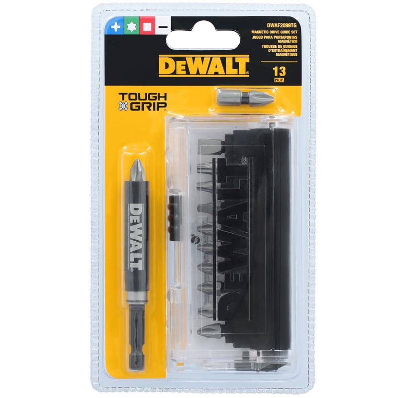 DEWALT ToughGrip Drive Guide Set Steel 13 pc