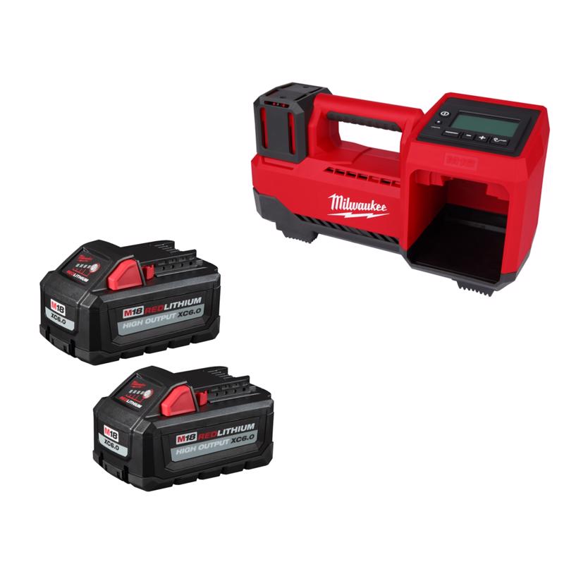 M18 Cordless Tire Inflator with (2) 6Ah Batteries Bundle