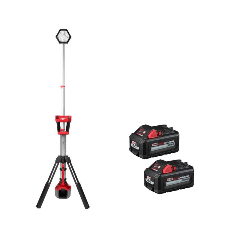 M18 Rocket Tower Light w 2PK 6ah Batteries