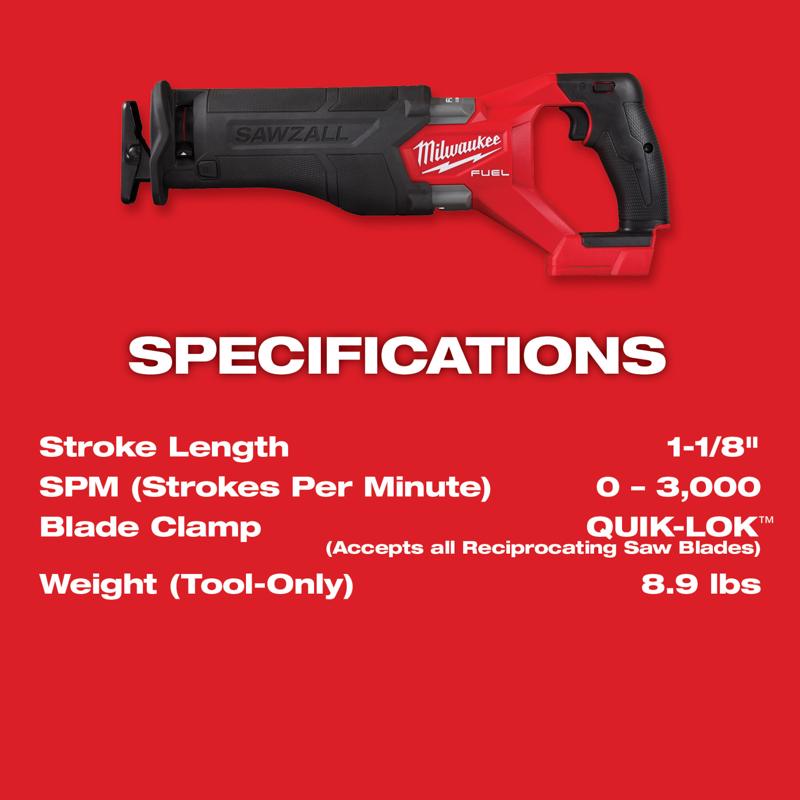 Milwaukee Sawzall and Battery Bundle