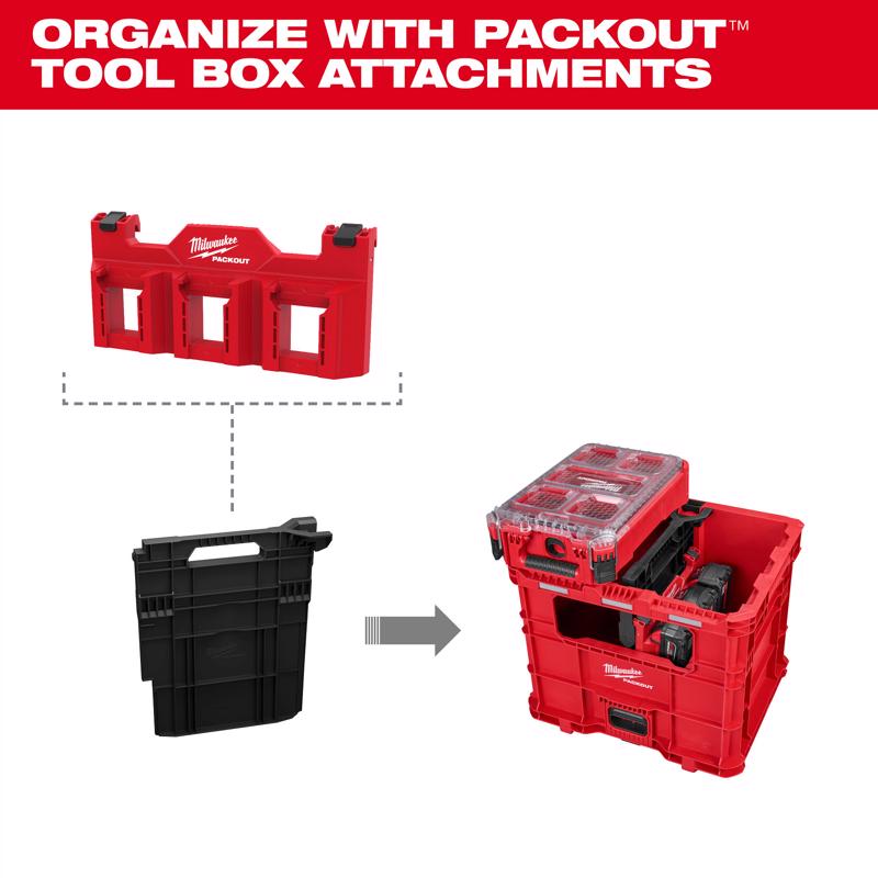 Milwaukee PACKOUT Crate Divider Black