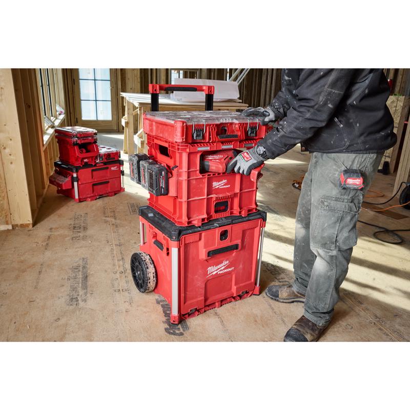 Milwaukee Packout 18.62 in. W X 15 in. H X 15.75 in. D Tool Storage Bin Red