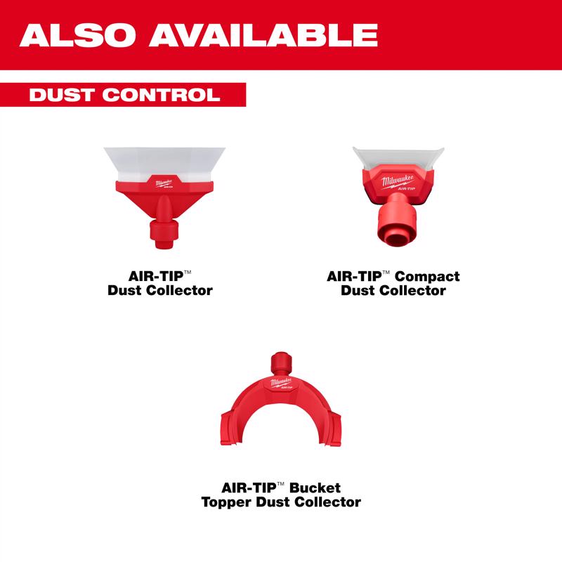 Milwaukee 10 in. L X 13.9 in. W Dust Collector 1 pc