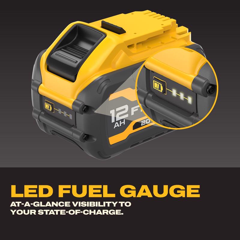 DEWALT 20V-60V MAX FLEXVOLT 12 Ah Lithium-Ion Battery 1 pc