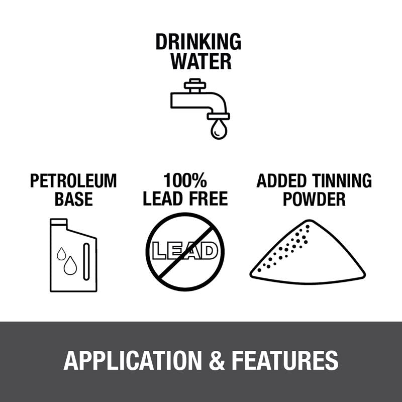 Oatey 1.7 oz Lead-Free Tinning Flux Petroleum-Based 1 pc
