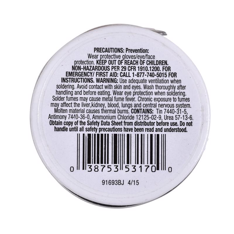 Oatey 8 oz Acid Core Wire Solder Tin/Antimony 1 pc