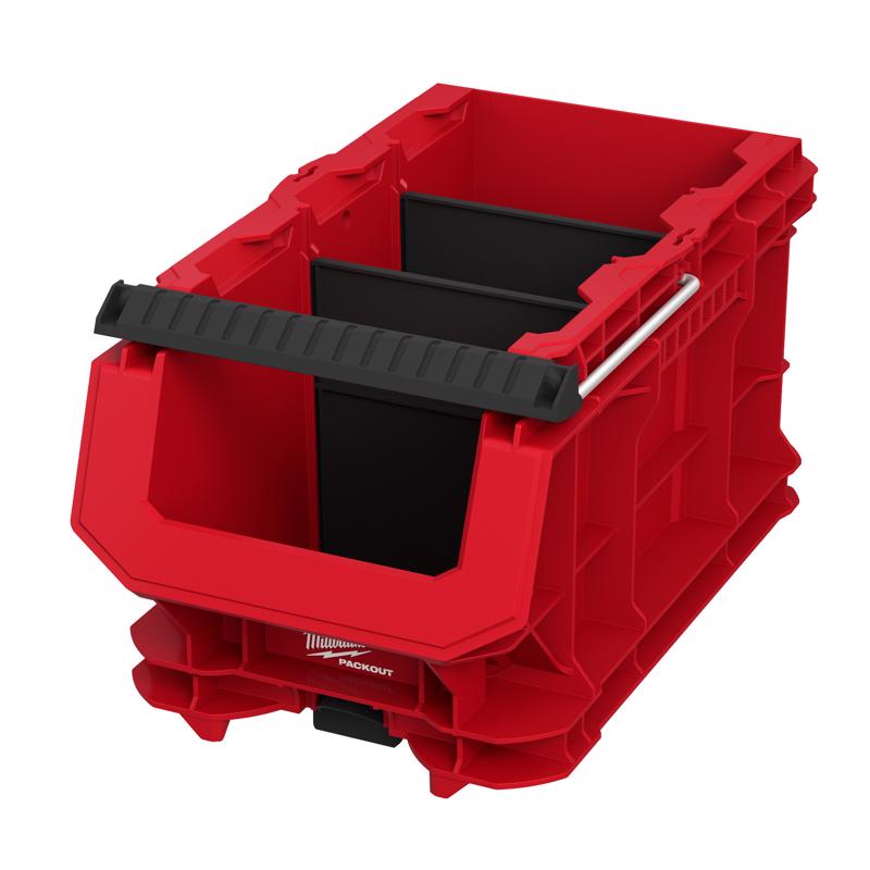 Milwaukee 15.5 in. W X 8.75 in. H Compact Crate Black/Red