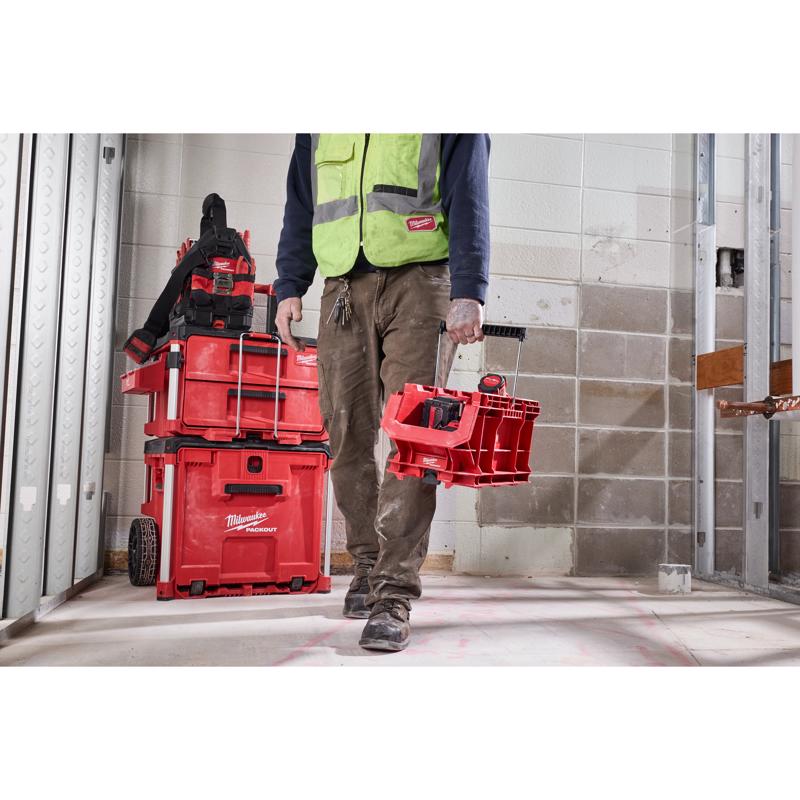 Milwaukee 15.5 in. W X 8.75 in. H Compact Crate Black/Red