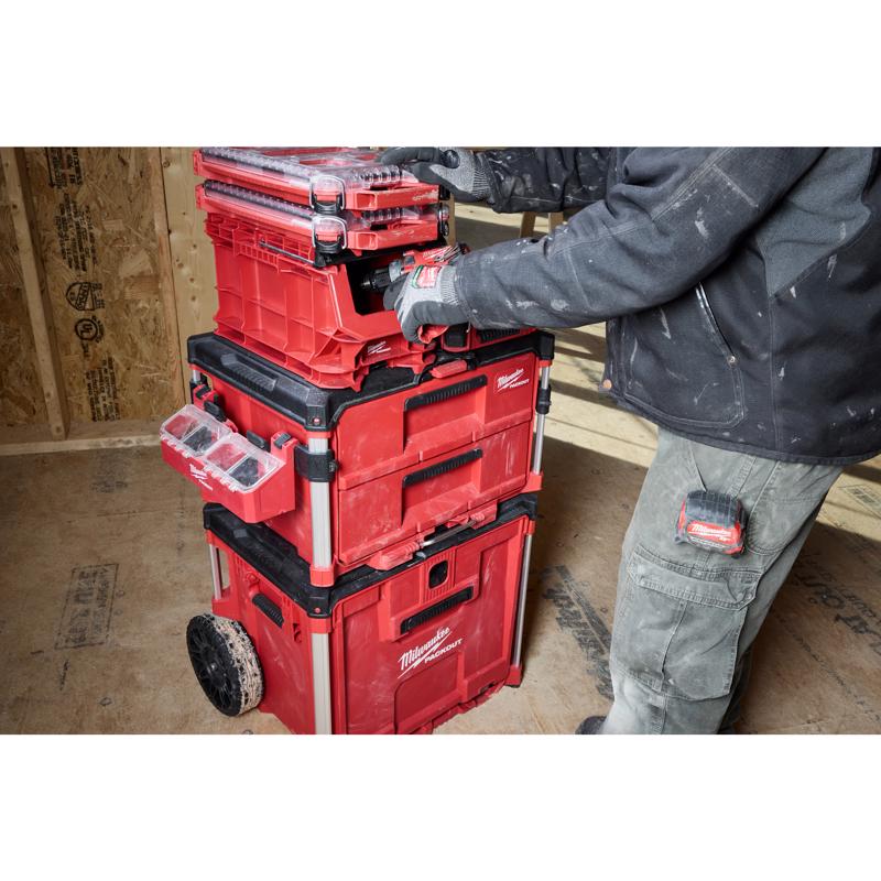 Milwaukee 15.5 in. W X 8.75 in. H Compact Crate Black/Red
