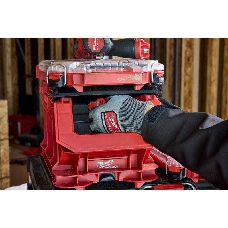 Milwaukee 15.5 in. W X 8.75 in. H Compact Crate Black/Red