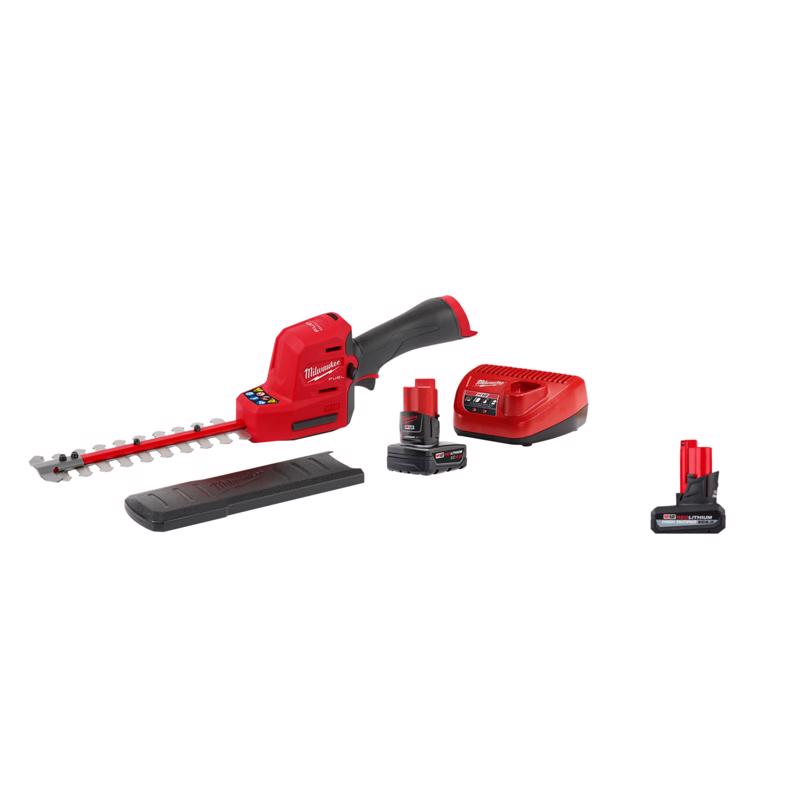 M12 FUEL Hedge Trimmer Kit w 5.0Ah & 4.0Ah Battery Packs