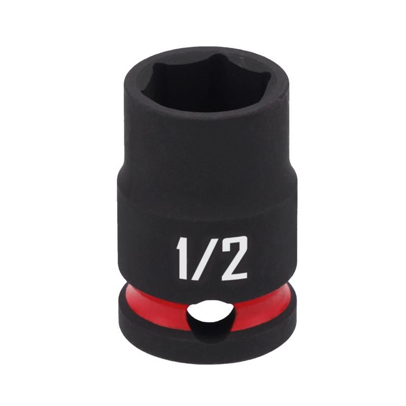 Craftsman 1/2 in. X 3/8 in. drive SAE Shallow Socket 1 pc