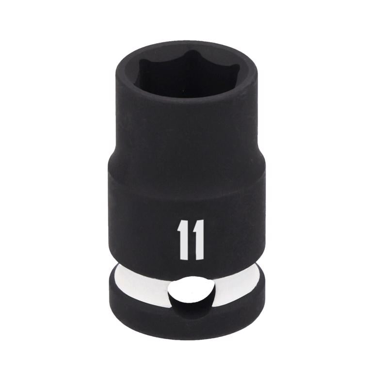 Craftsman 11 mm X 3/8 in. drive Metric Shallow Socket 1 pc