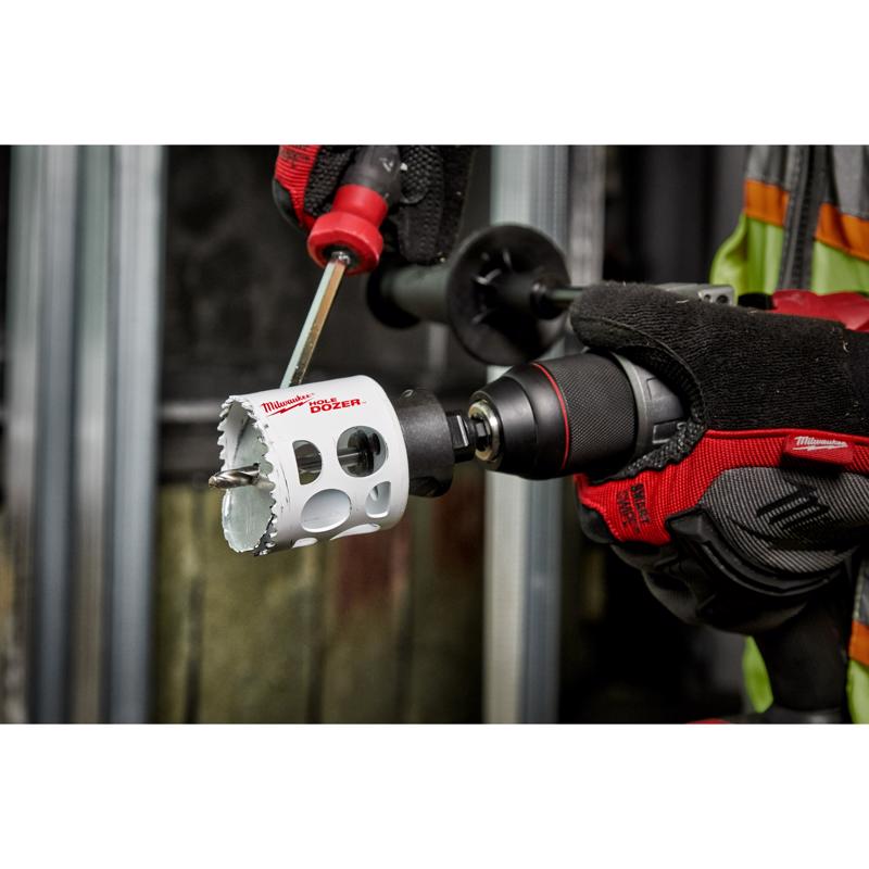 Milwaukee 1-5/16 in. Bi-Metal 1.88 in. L X 5/8 in. D Hole Saw